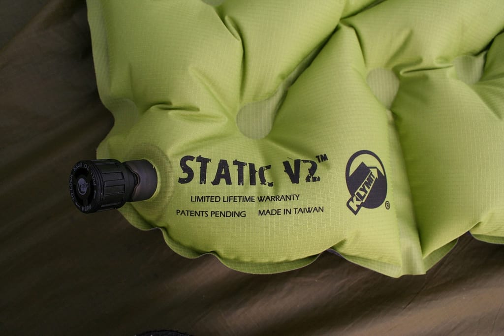 Review Eight Years With The Static V Sleeping Pad The Trail Bug